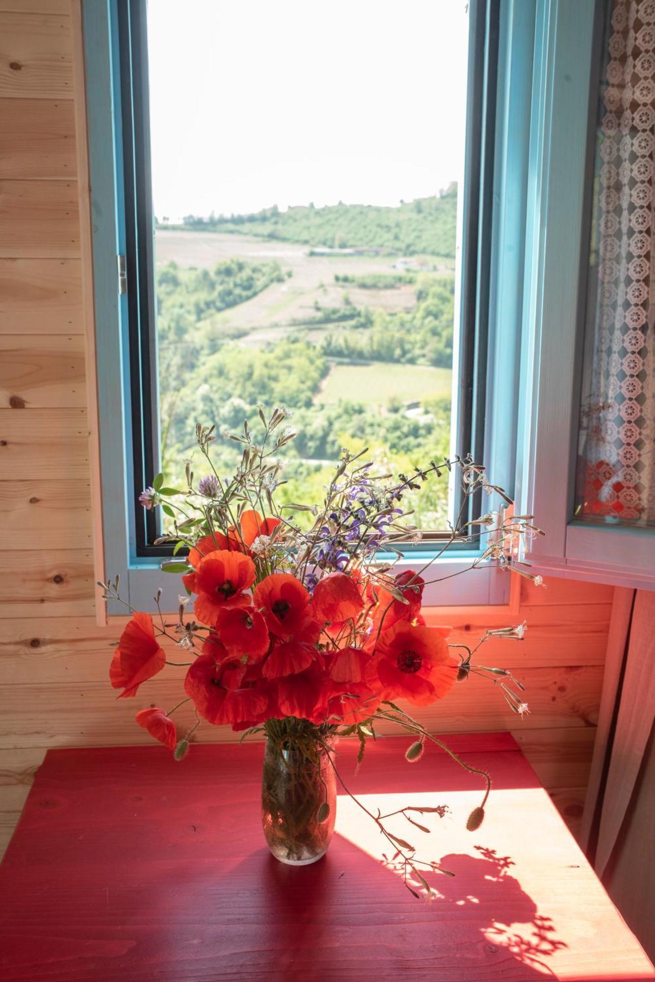 Agriturismo La Rovere - I Carrozzoni Gitani Cossano Belbo Dış mekan fotoğraf